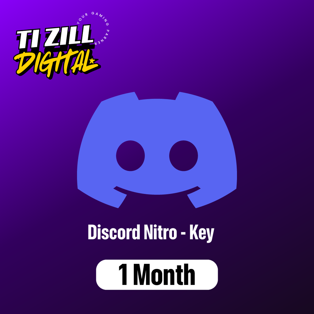 [DIS-NTO-1MKEY] Discord Nitro - 1 Month Subscription Key GLOBAL