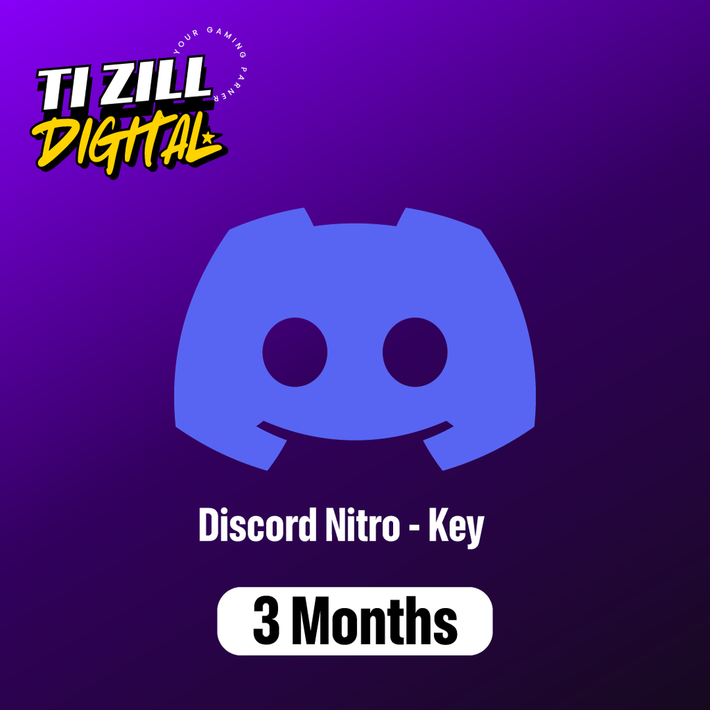 [DIS-NTO-3MKEY] Discord Nitro - 3 Months Subscription Bundle Key GLOBAL