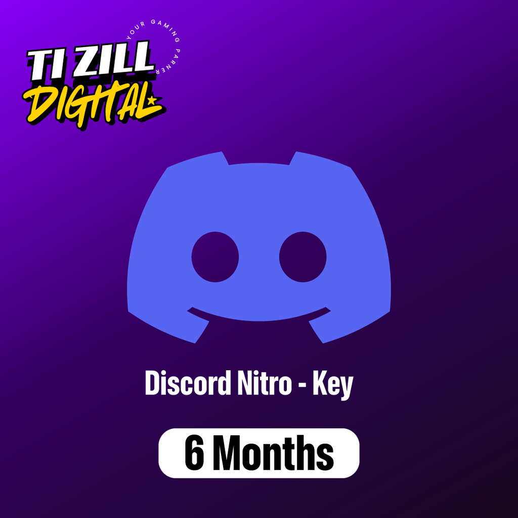 [DIS-NTO-6MKEY] Discord Nitro - 6 Month Subscription Key GLOBAL