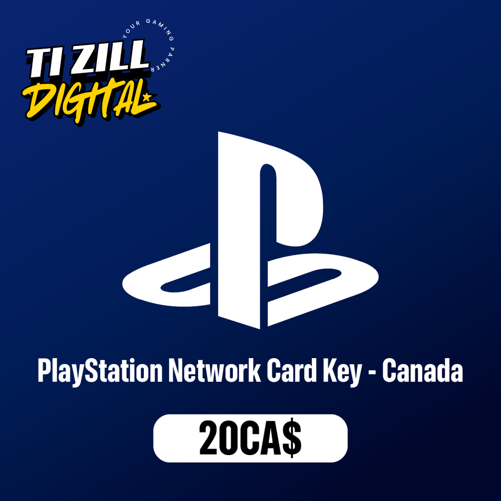 [PSN-CA-20] PlayStation Network Card 20 CAD PSN Key CANADA